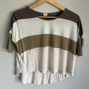 Wilfred Drop Shoulder Colour Block tee